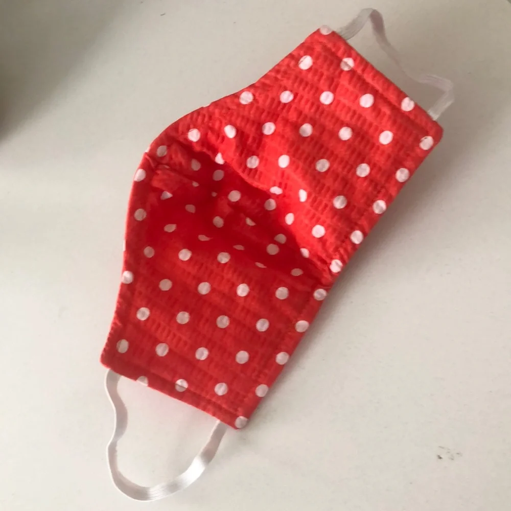 Super Cute and Comfortable Poka Dot Face Mask
